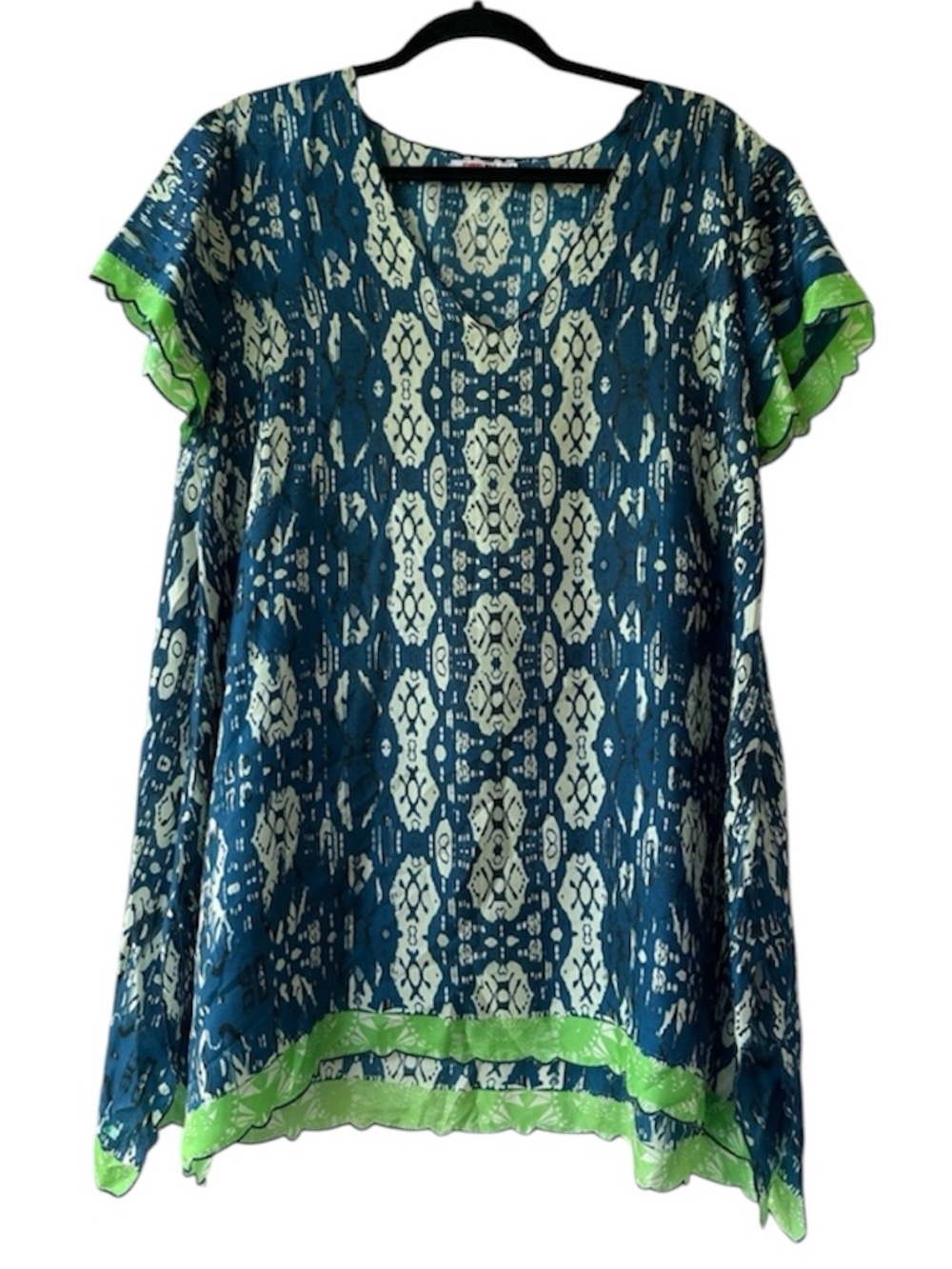 NWT! Johnny Was Ikat Silk Tunic Size M